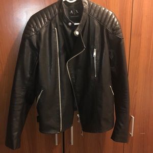 Light motorcycle Armani jacket